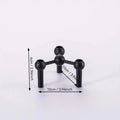 Vintage Metal Molecular Structure Candle Holder Nordic Silver Home Decore Candelabra Triangle Candlestick Gift