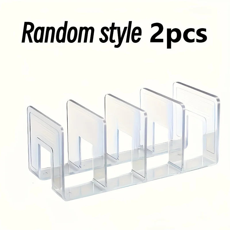 1/2-Pack Clear Acrylic Handbag Organizers - Space-Saving Closet Racks for Purses & Wallets