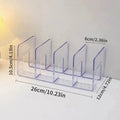 Clear Acrylic Handbag Organizer with Customizable Dividers-Transparent Modular Shelf for Closet & Display,Portable Plastic Desig