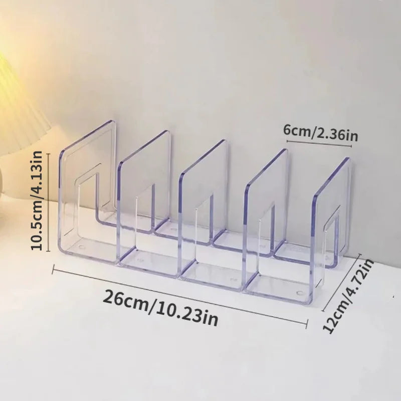 Clear Acrylic Handbag Organizer with Customizable Dividers-Transparent Modular Shelf for Closet & Display,Portable Plastic Desig